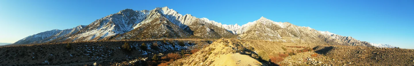 Owen's Valley and Mt. Whitney at Sunrise.