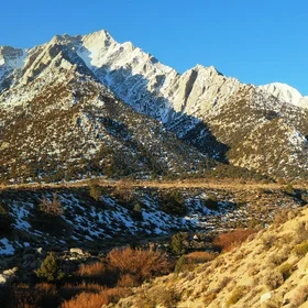 Owen's Valley and Mt. Whitney at Sunrise.