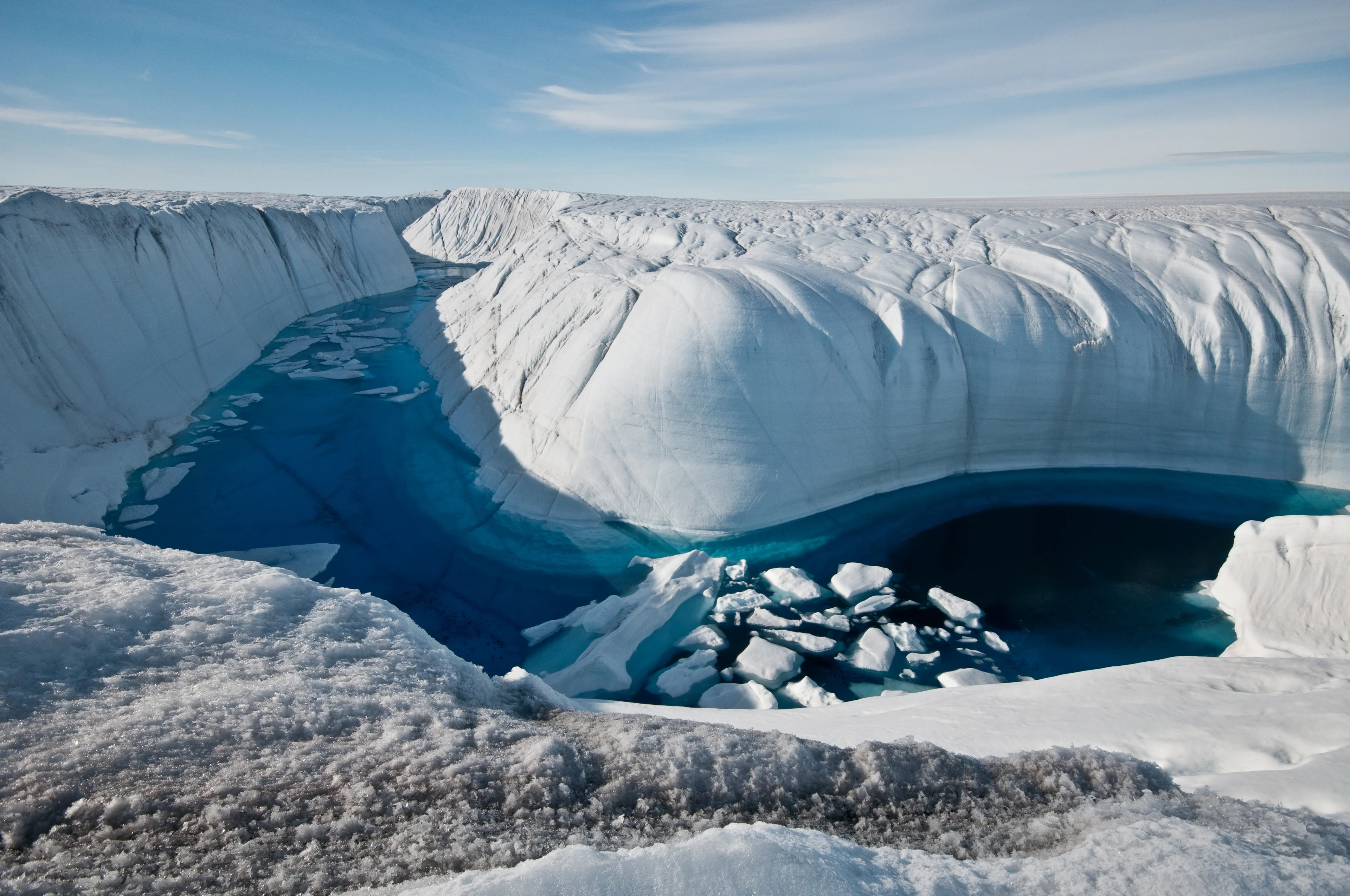 Water Filled Canyon, Greenland