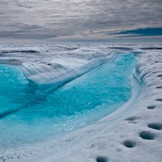 Melt Stream, Greenland by Ian Joughin