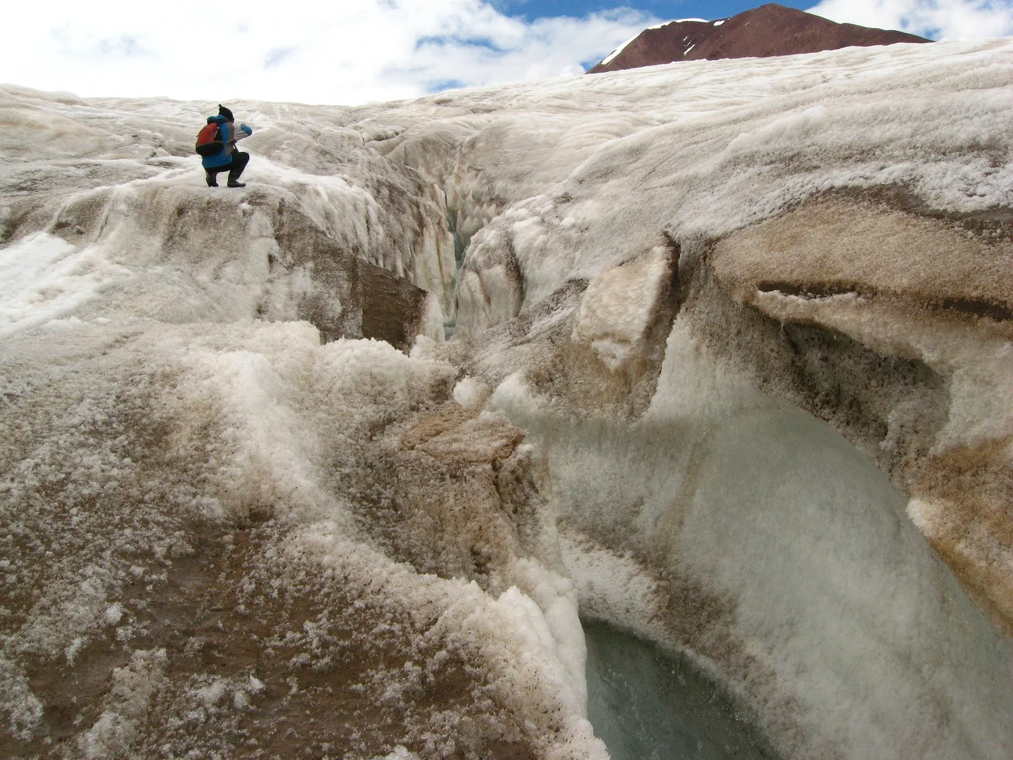 Ice river