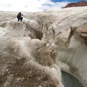Ice river