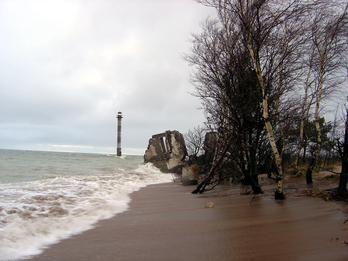 Firstl the lighthouse, next - the house. What next? Climate change?