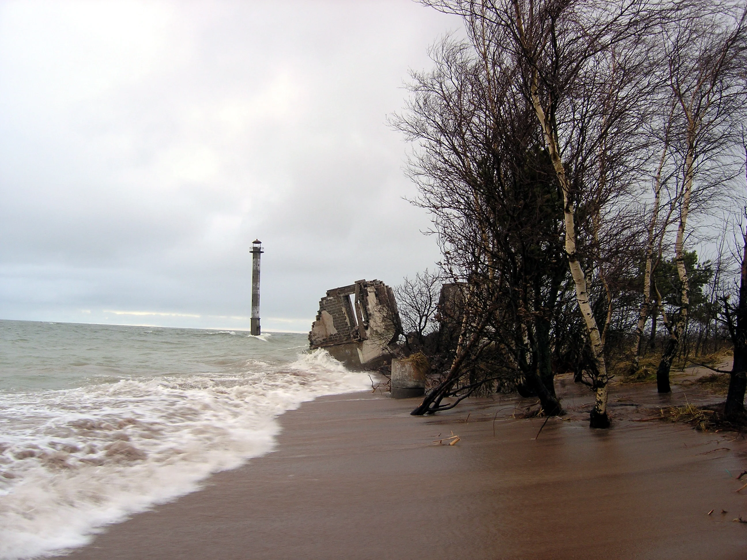 Firstl the lighthouse, next - the house. What next? Climate change?