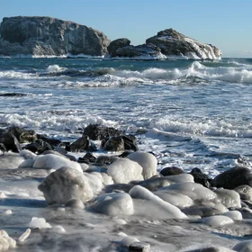 Winter shore