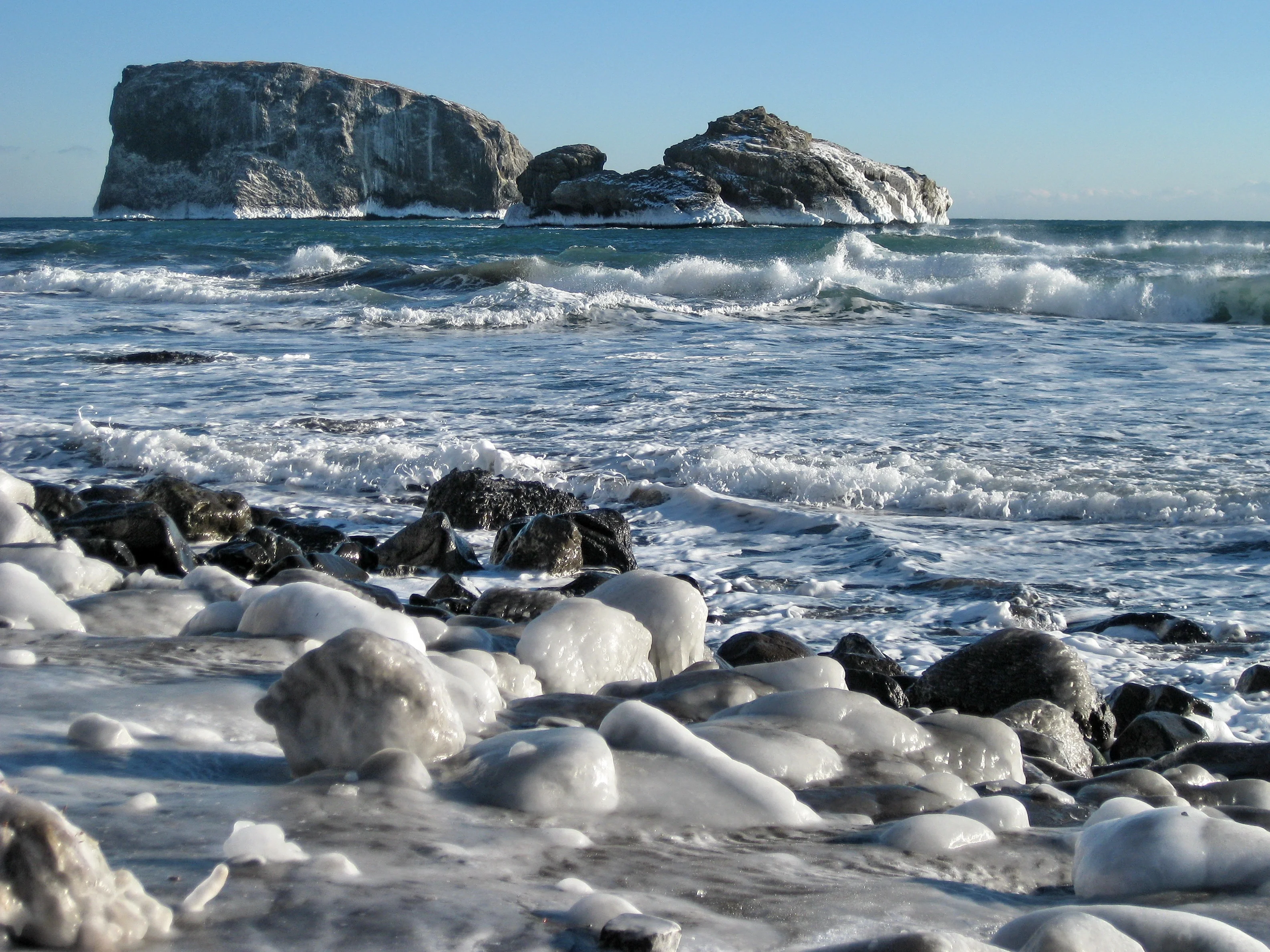 Winter shore