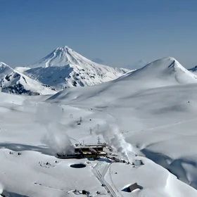 Geothermal power station on Kamchatka