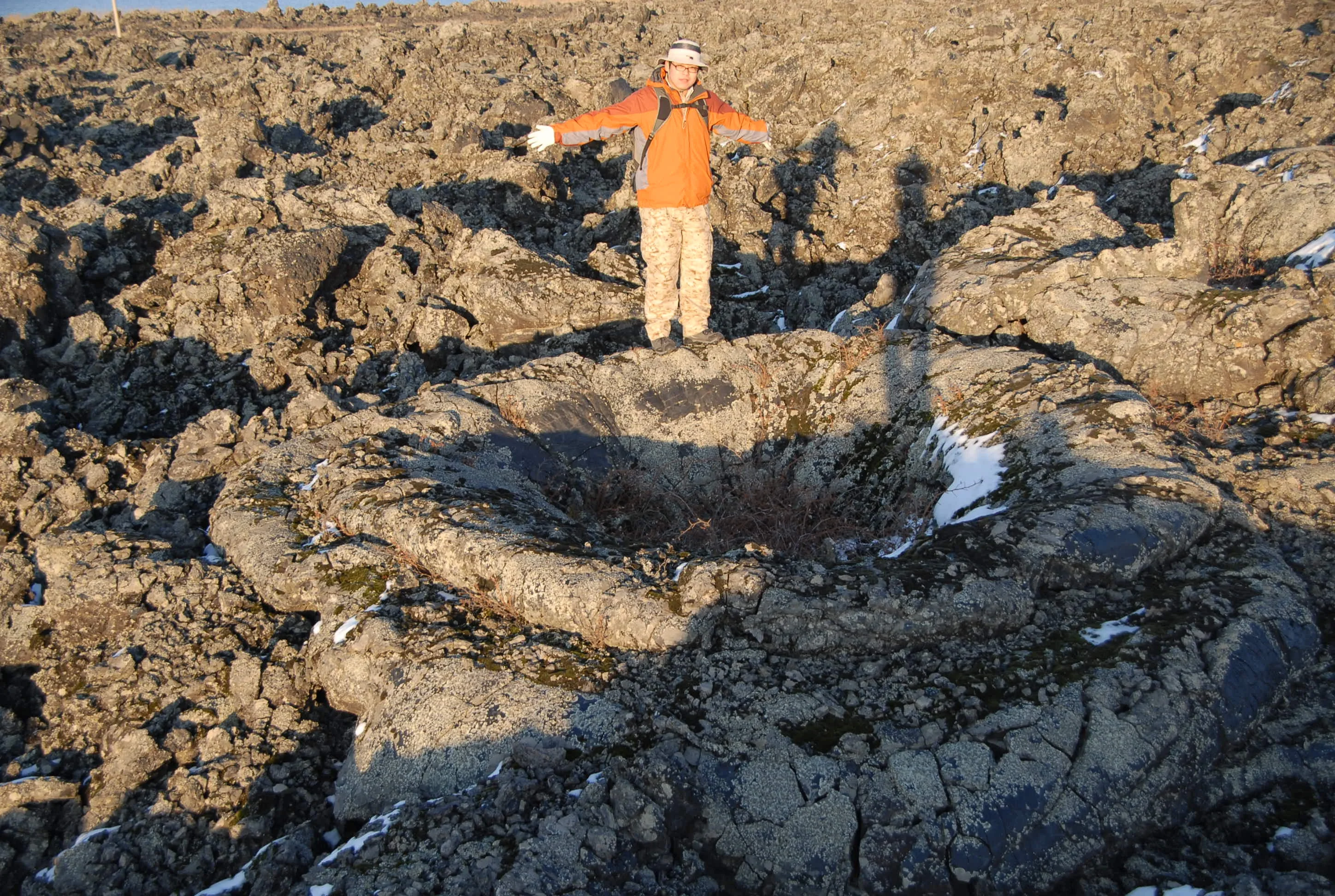 A Single Driblet Dish, Wudalianchi Volcanoes, NE China