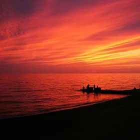 Sunset over Sochi