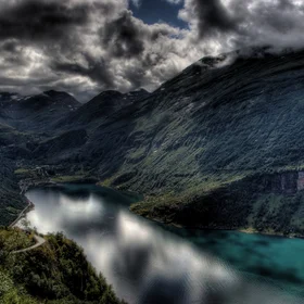 Storm at Geiranger