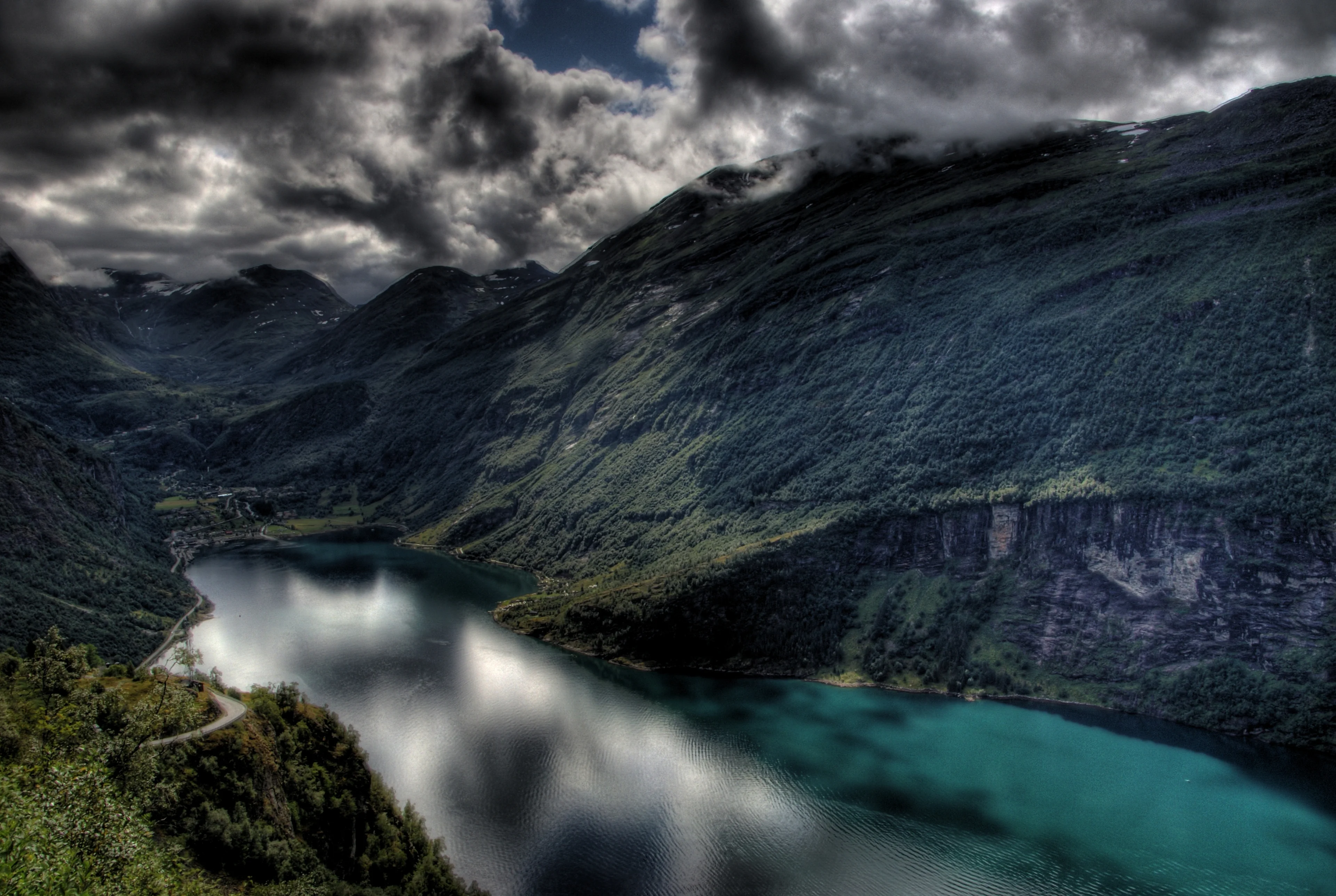 Storm at Geiranger