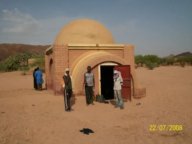Local Balneo-Clinic Housing The Medicinal Tafadek Spring, Nw Of Agadez, Niger Republic