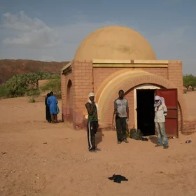 Local Balneo-Clinic Housing The Medicinal Tafadek Spring, Nw Of Agadez, Niger Republic