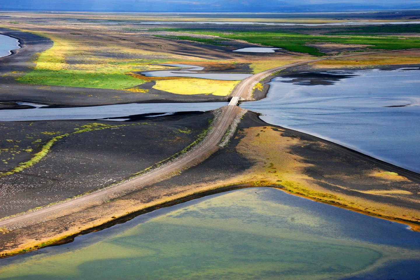Sunspots on Bakkahlaup, North Iceland