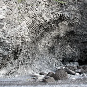 Surrounded by basalt!