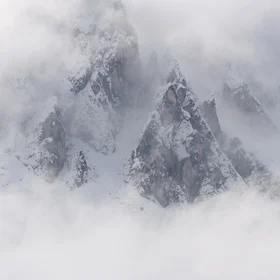 In the clouds