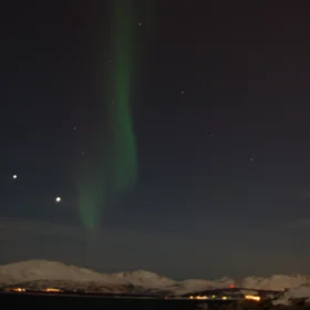 Aurora borealis over Tromso