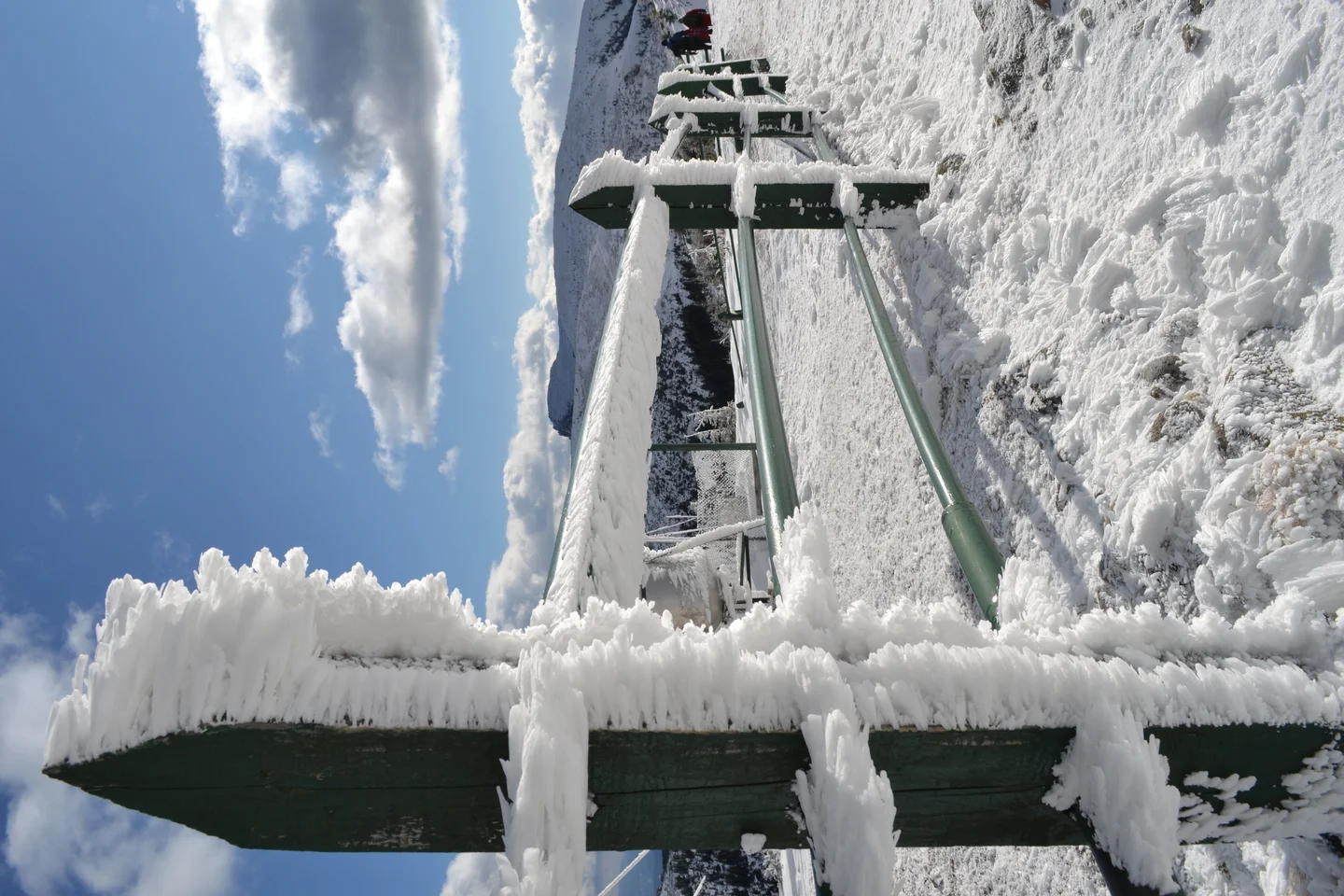 Ice Cristals at Toaca Meteo Station