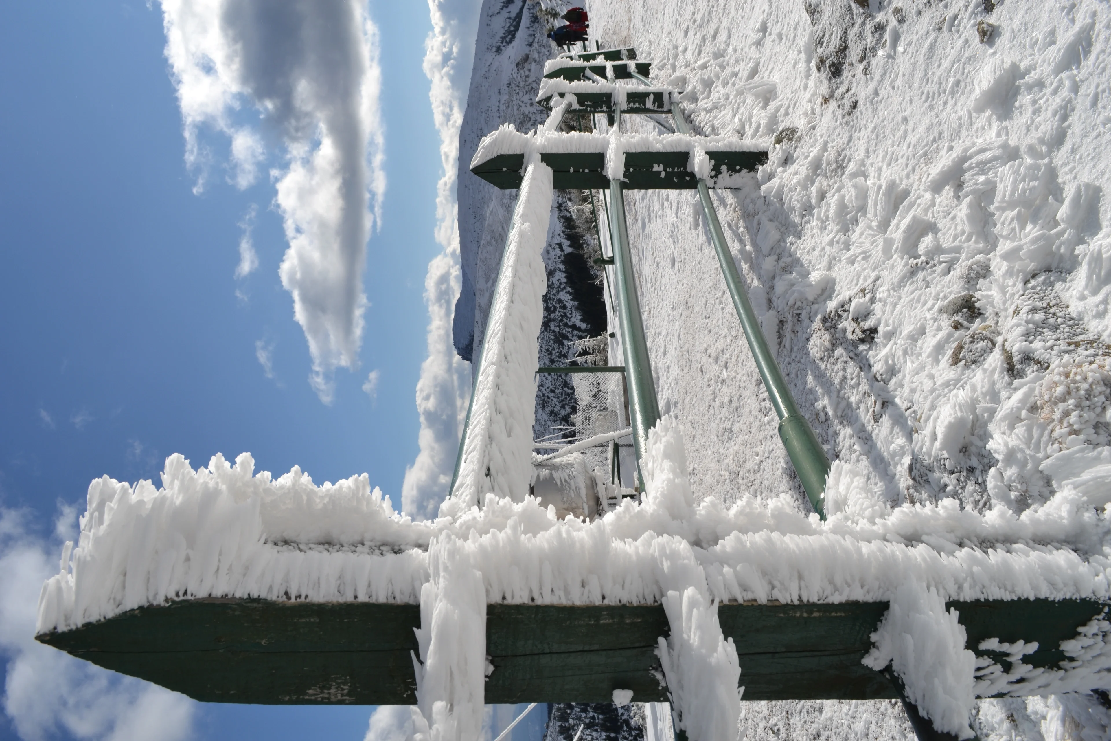 Ice Cristals at Toaca Meteo Station