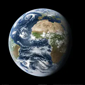 Hurricane Season 2010 as seen from a Satellite