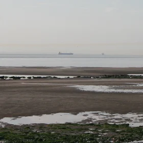 Ship exhausts in the English Channel