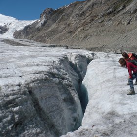 The Pasterze glacier below Grossglockner