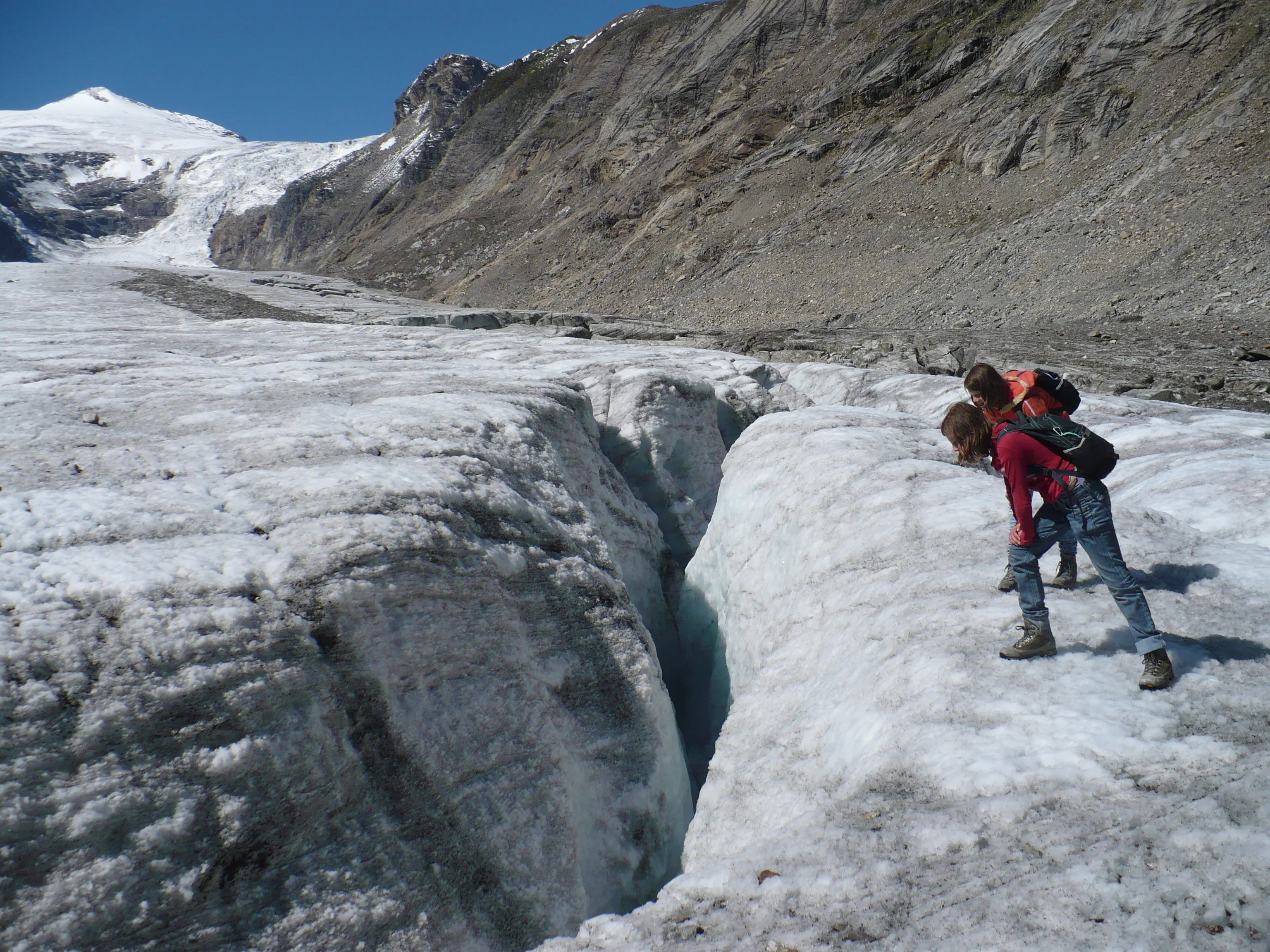 The Pasterze glacier below Grossglockner