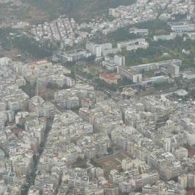 Urban area of Thessaloniki from above