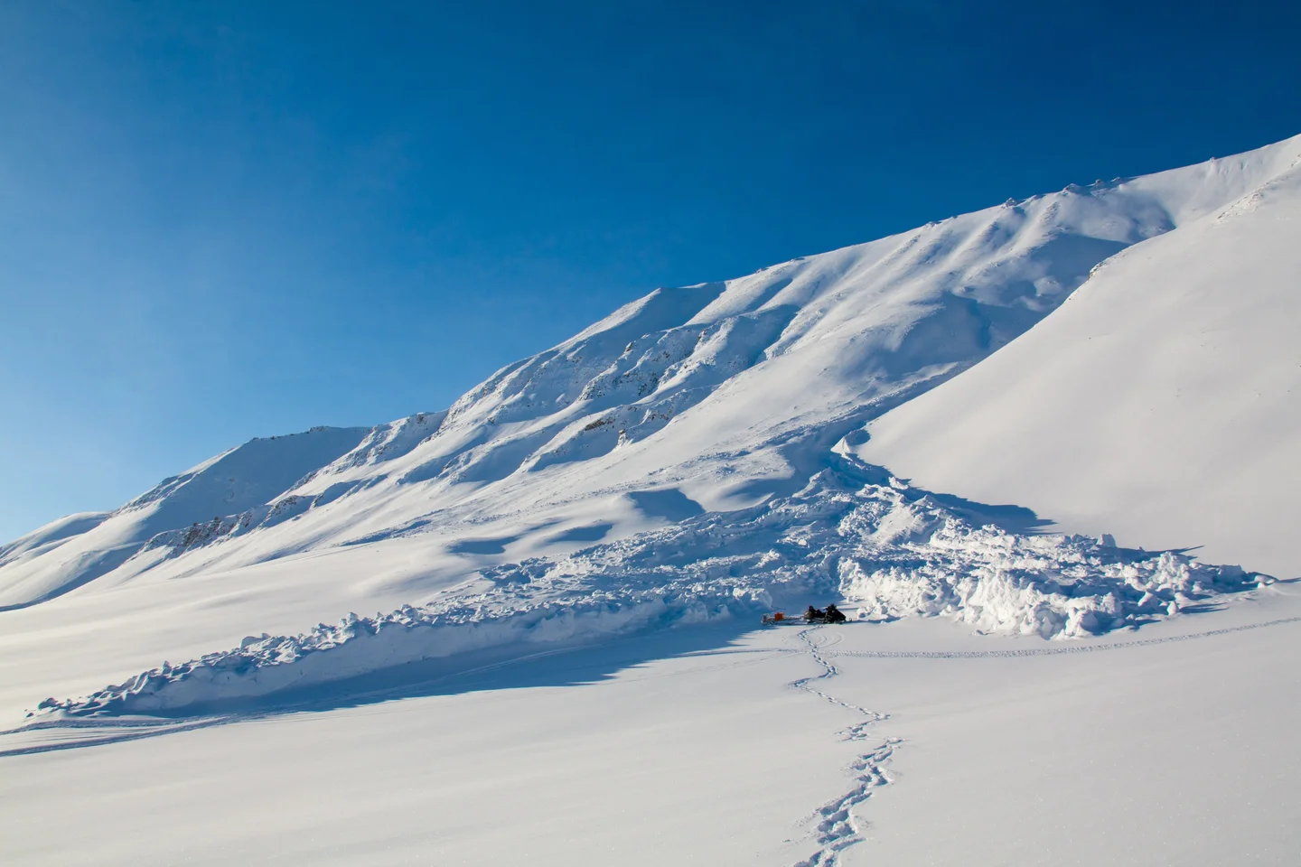 Slush avalanche