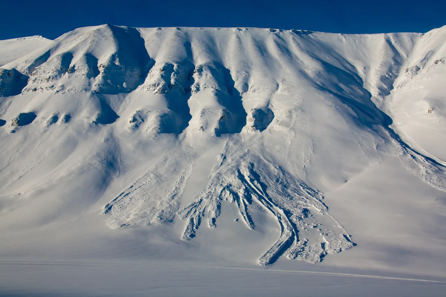Wet slab avalanche