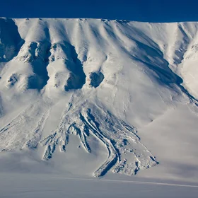Wet slab avalanche