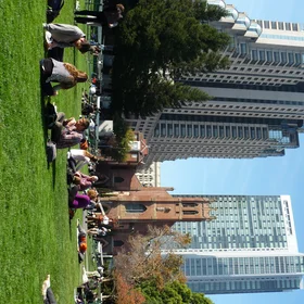 Lunch break during AGU Fall Meeting 2011