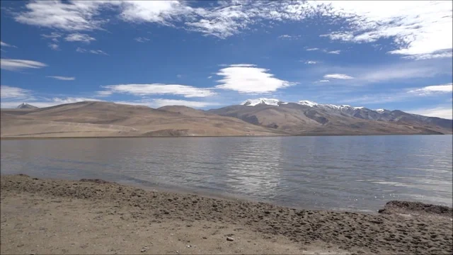 A minute view of Tso Moriri lake, India