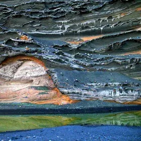 Colourful hydrovolcanism
