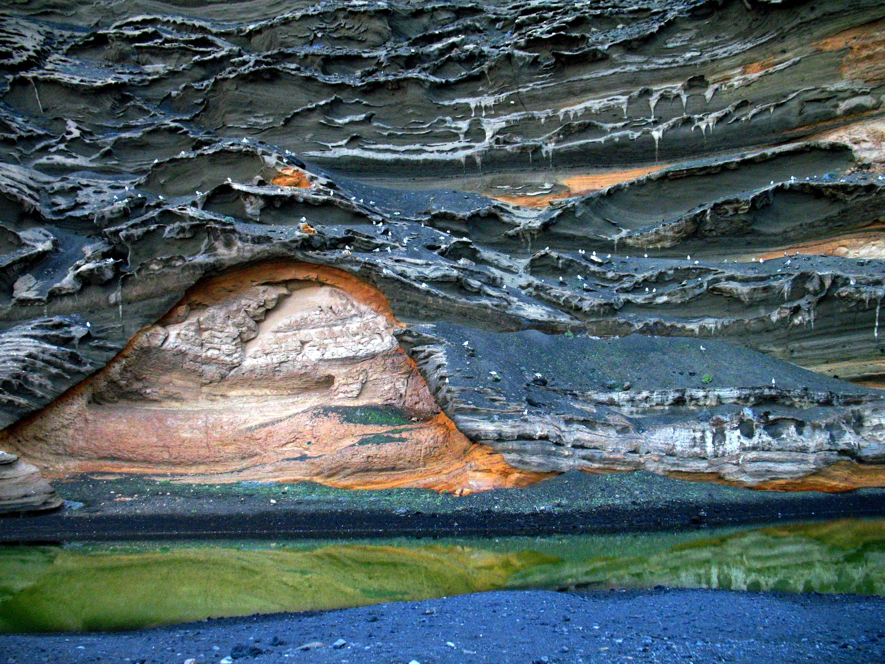 Colourful hydrovolcanism