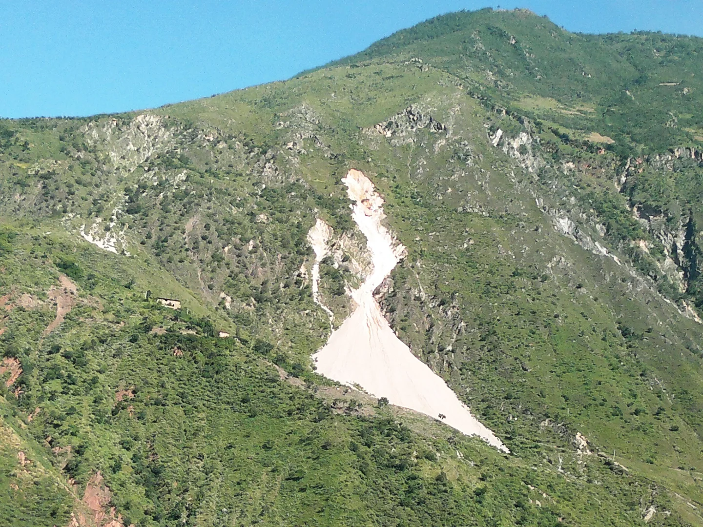 Debris flow in Yunnan, China
