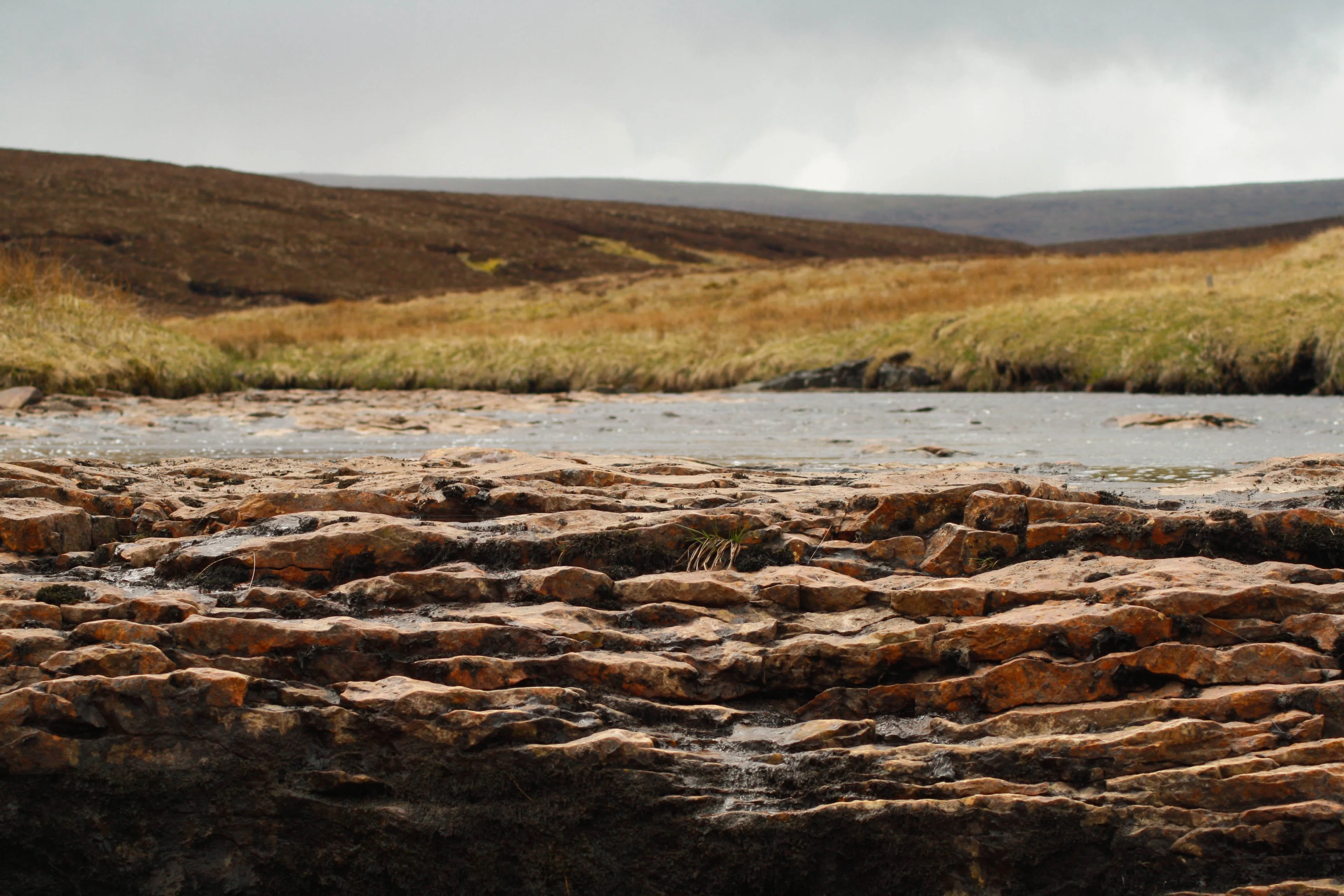 Dry rocks, dry river