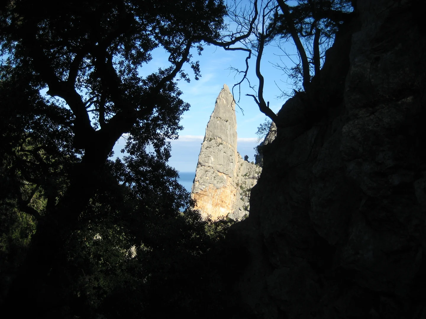 Cala Goloritze pinnacle