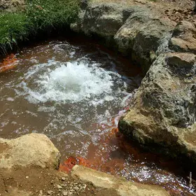 Mineral water spring