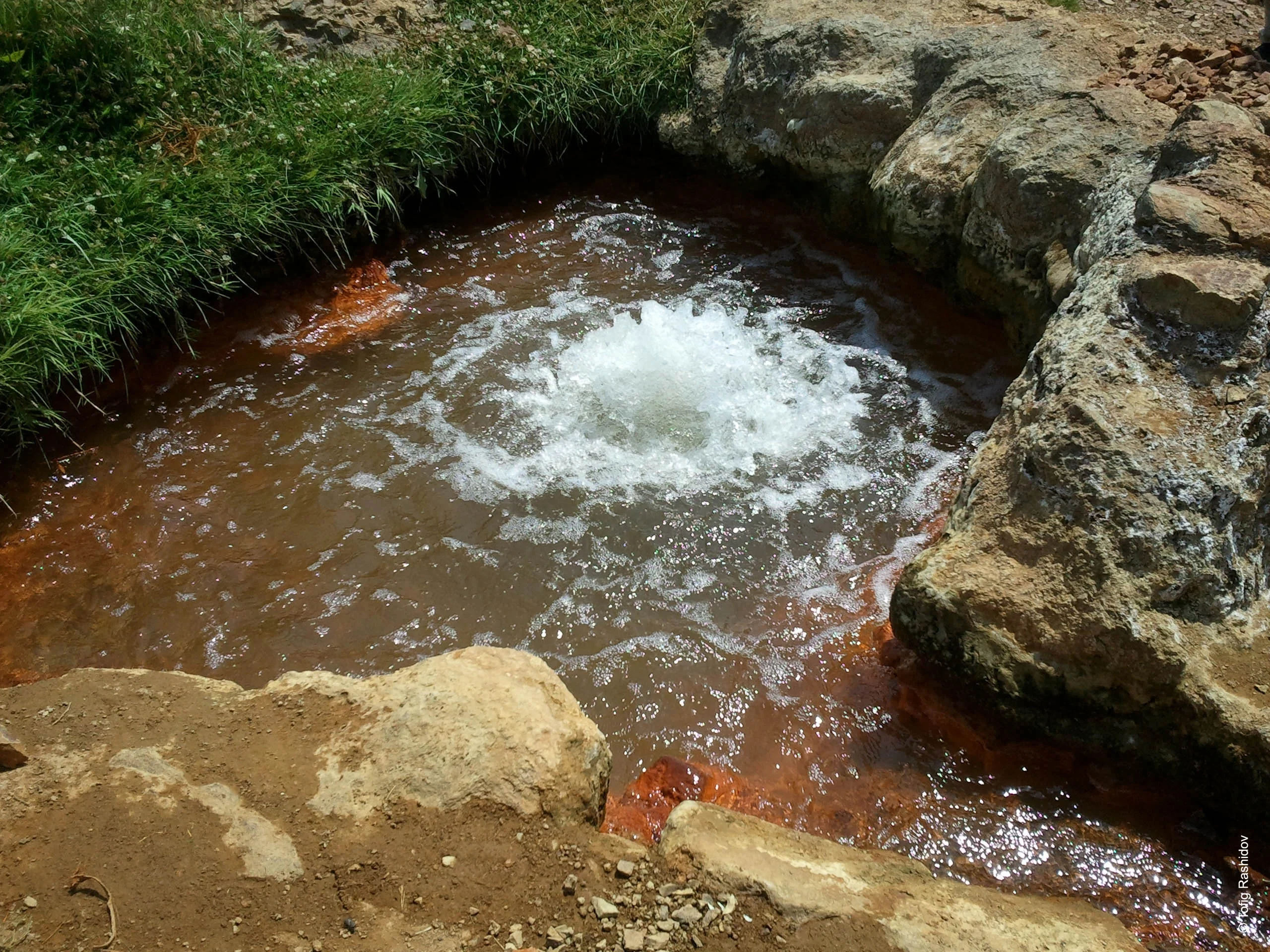Mineral water spring