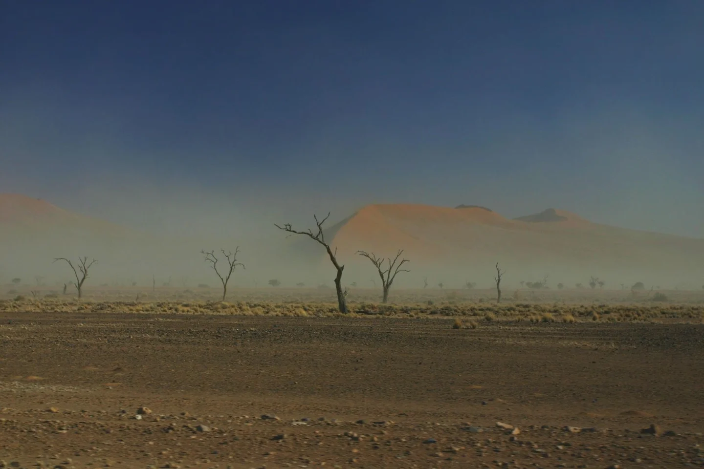 Dust in Sossusvlei, Nambia