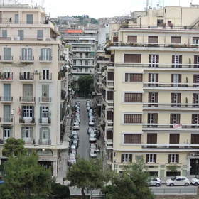 Urban street canyon