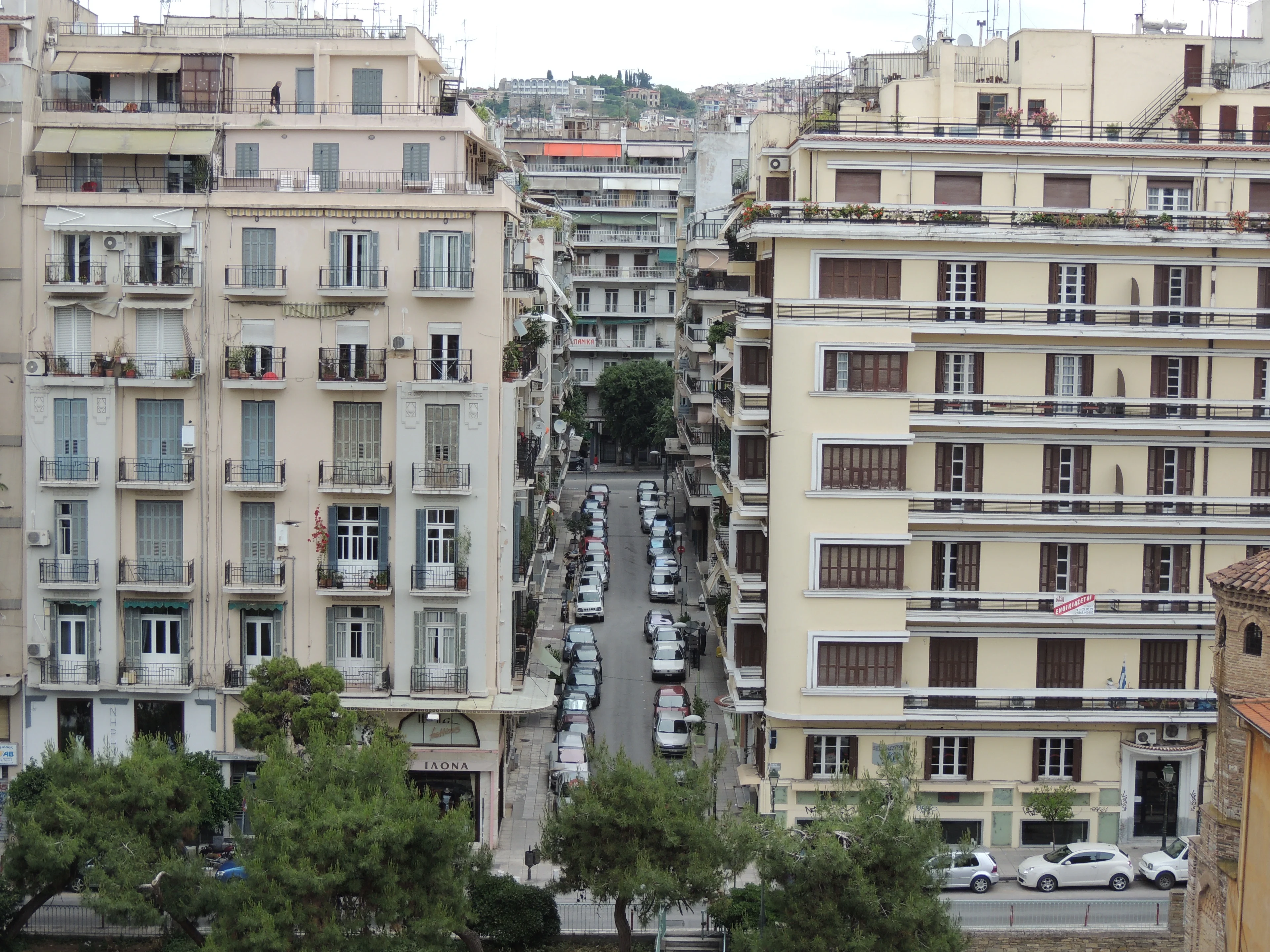 Urban street canyon