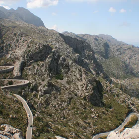 Karstic relief in Tramuntana mountains, Mallorca (Spain)