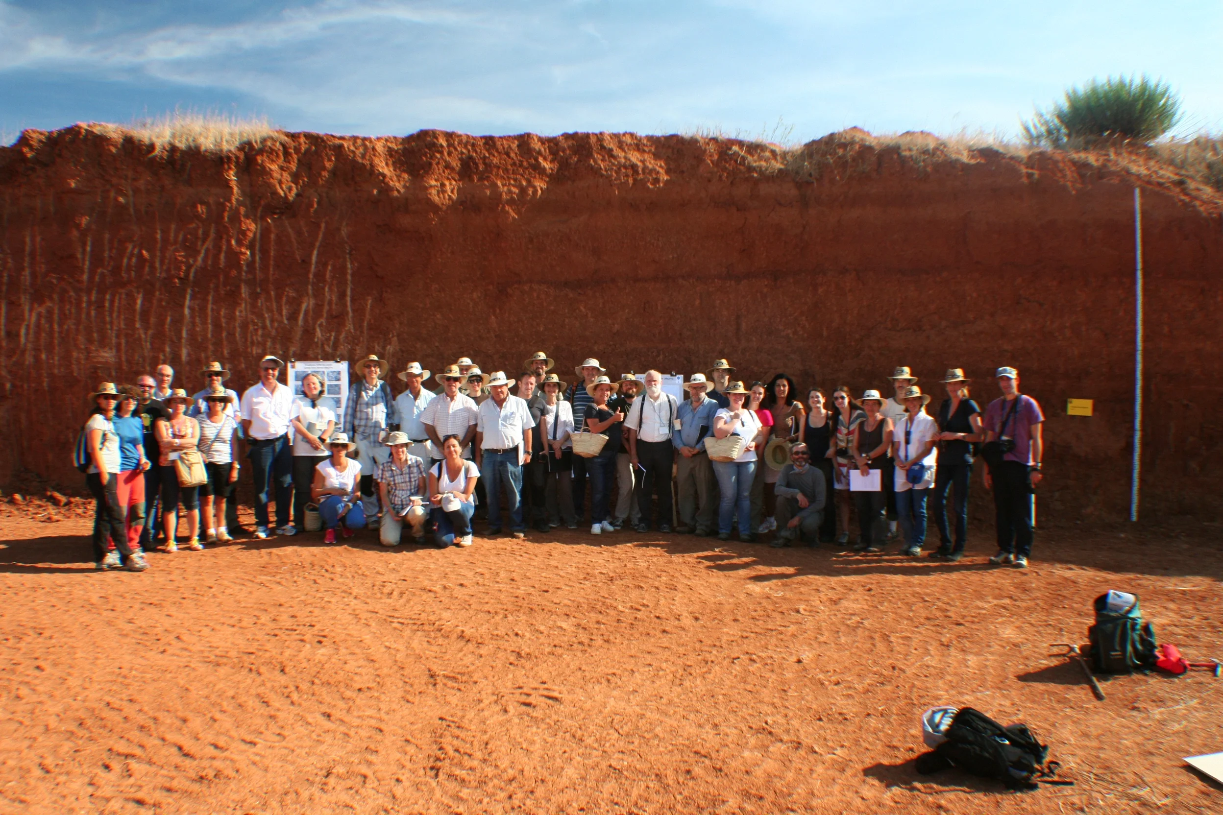 Participants in the 29th Meeting of the Spanish Soil Science Society, Mallorca, Spain, 2013