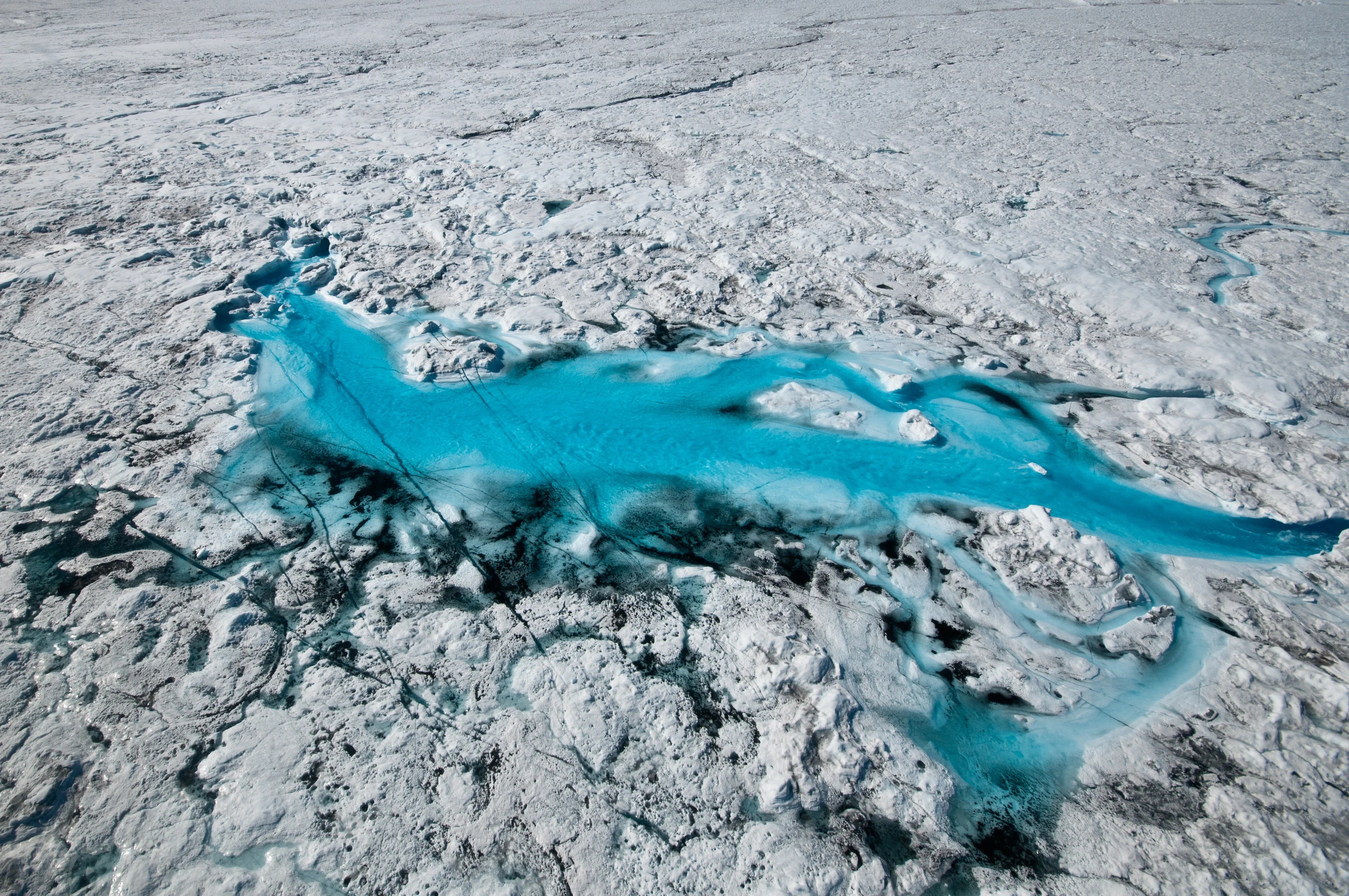 Draining Moulin Greenland