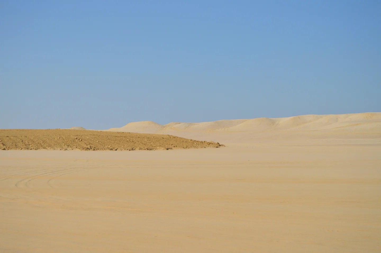 Beginning of agricultural processing on desert land