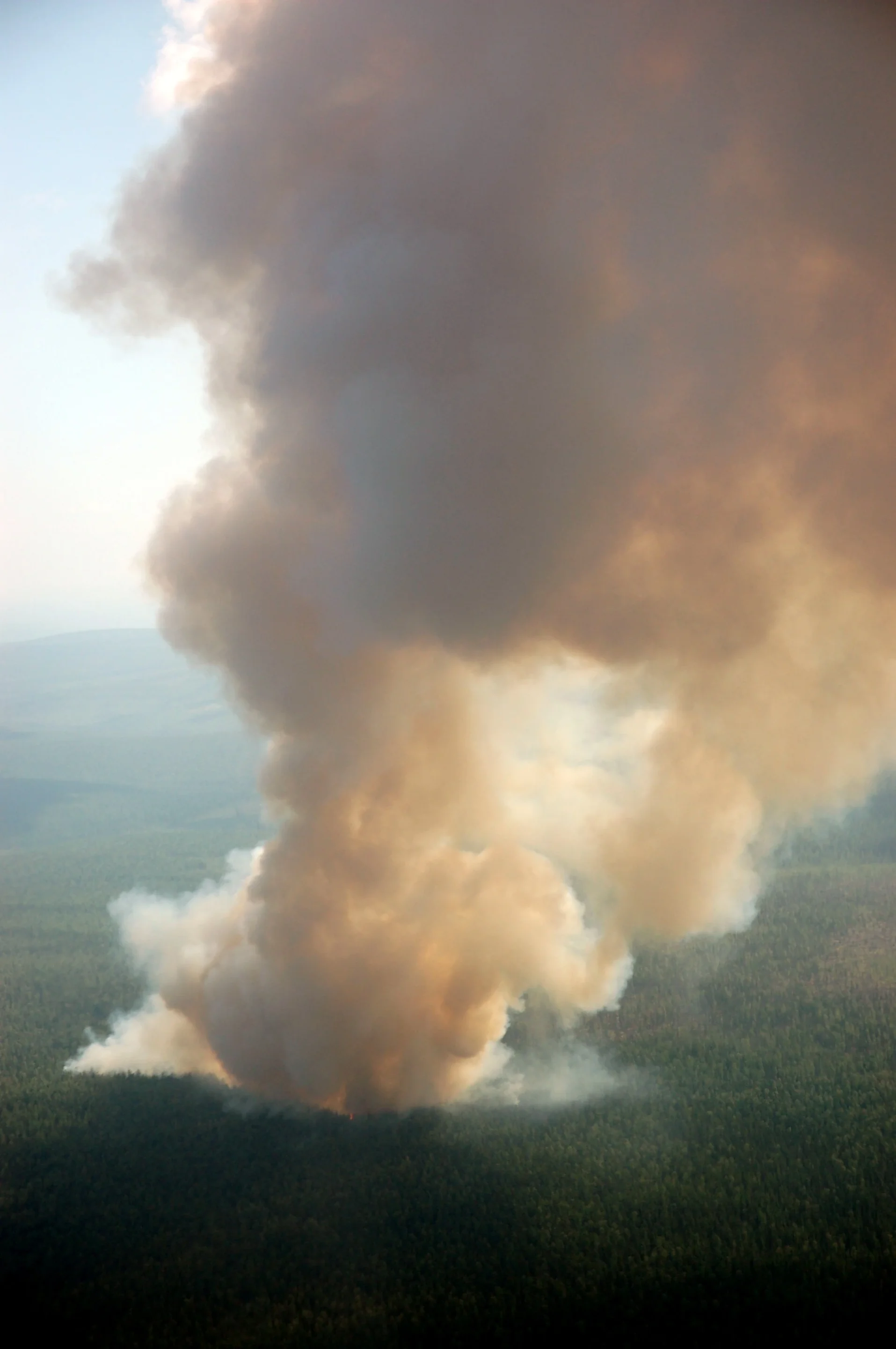 Taïga burning near Krasnoiarsk