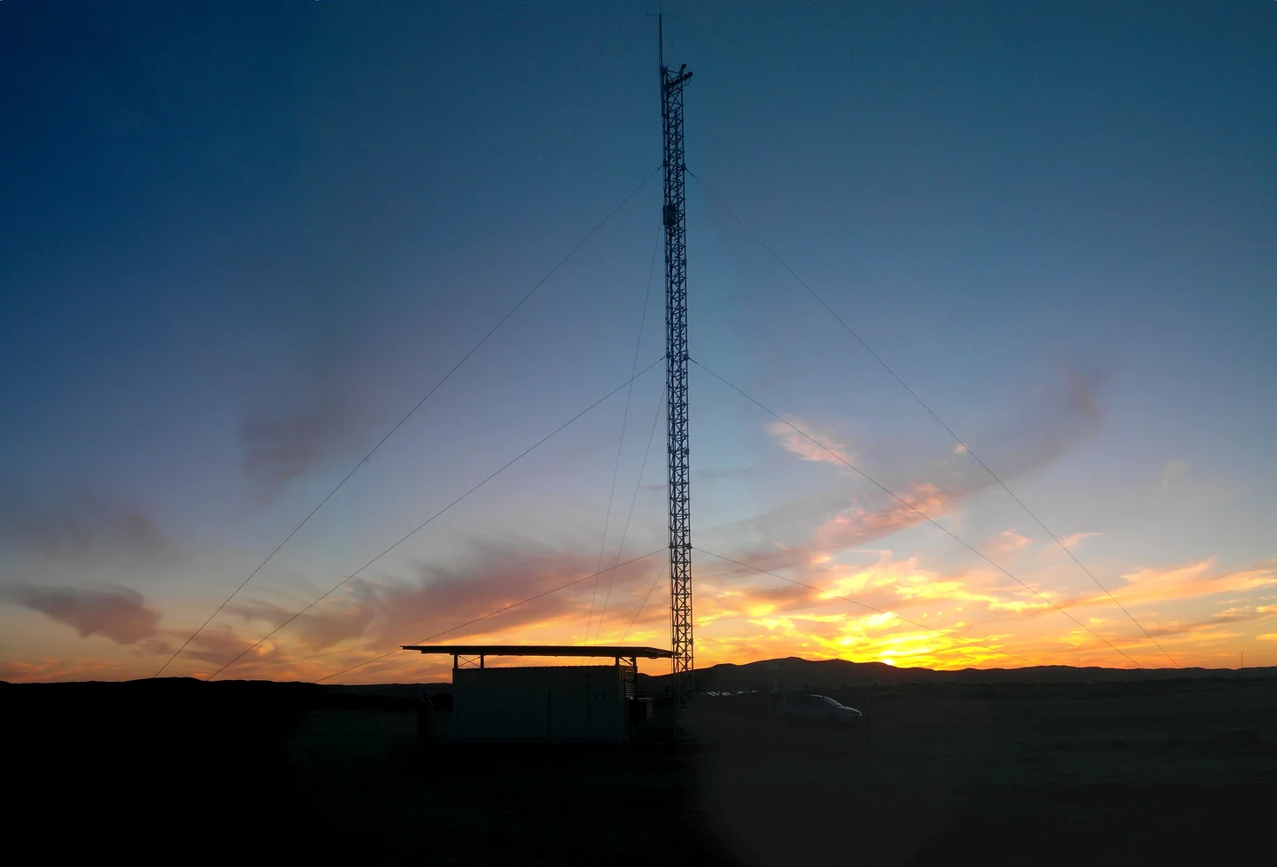 Namib Desert Atmospheric Observatory (NDAO) for continuous atmospheric measurements