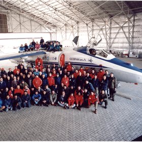Airborne Polar Experiment - Geophysica Aircraft In Antractica